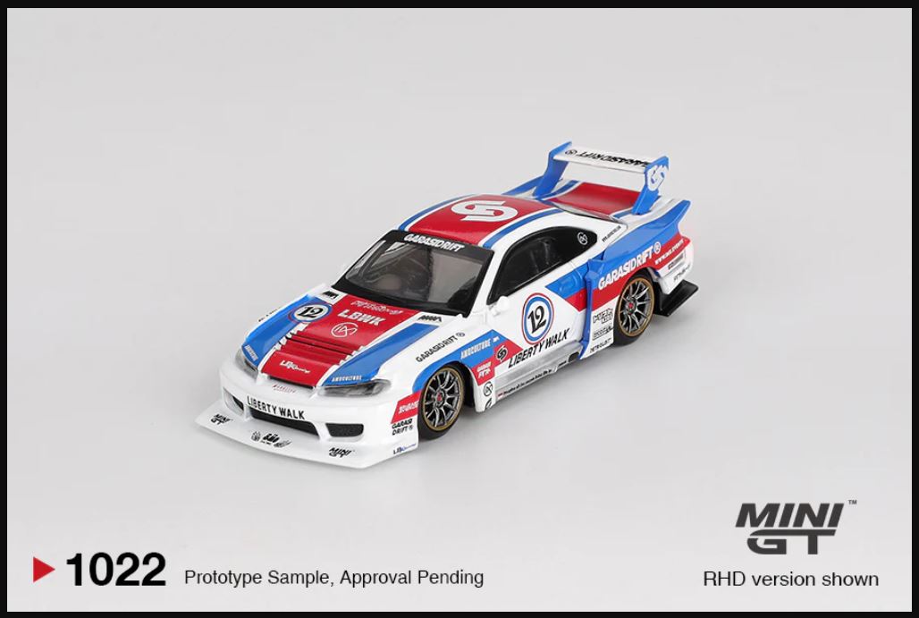 Mini GT 1:64 Nissan LB-Super Silhouette S15 SILVIA GARASIDRIFT x LBWK 2025