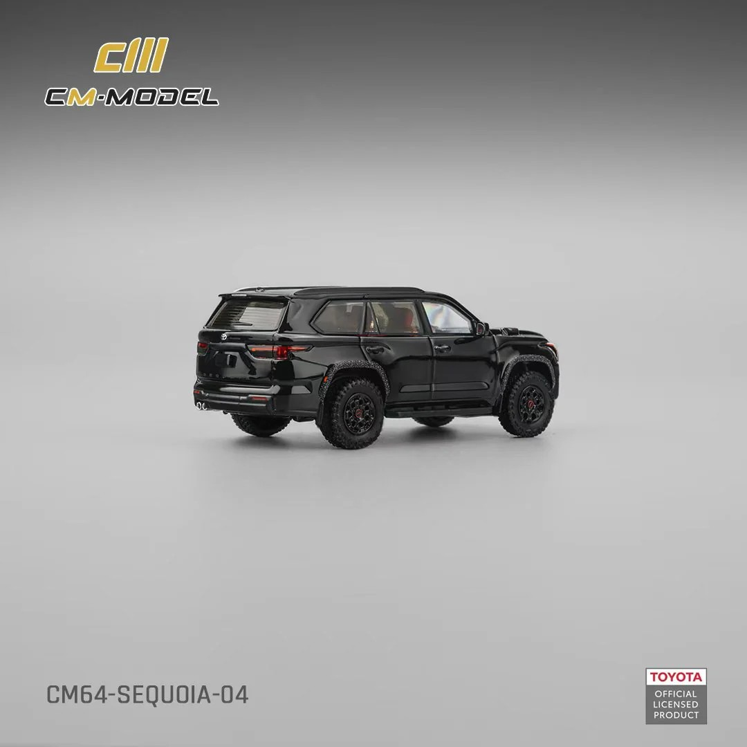 PRE-ORDER CM Model 1:64 Toyota Sequoia Midnight Black CM64-SEQUOIA-04
