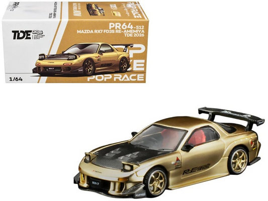 **Preorder** POPRACE 1/64 MAZDA RX7 FD3S RE-AMEMIYA TDE 2026 (PR640512)