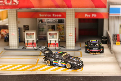 Street Weapon 1:64 RWB 993 Matte Black Apple High Tail