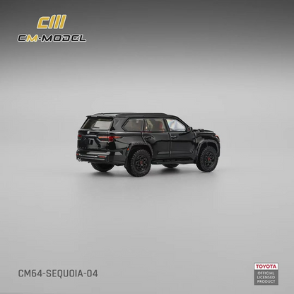 PRE-ORDER CM Model 1:64 Toyota Sequoia Midnight Black CM64-SEQUOIA-04