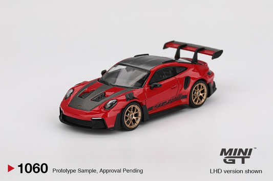 **Preorder** Mini GT 1:64 Porsche 911 (992) GT3 RS Weissach Package Guards Red