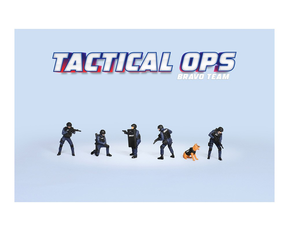 **Preorder** American Diorama 1:64 Figures Tactical OPS SWAT Team – MiJo Exclusives – Limited Edition