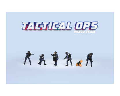 **Preorder** American Diorama 1:64 Figures Tactical OPS SWAT Team – MiJo Exclusives – Limited Edition