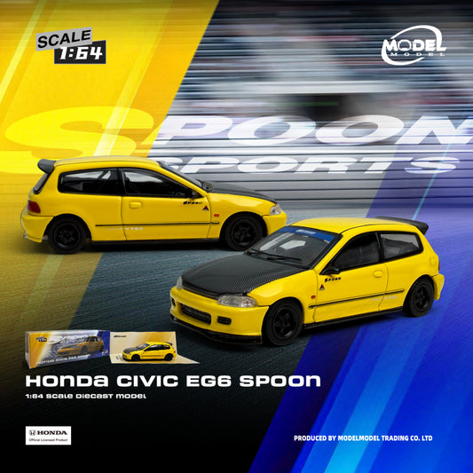 MODELMODEL 1/64 Honda Civic EG6