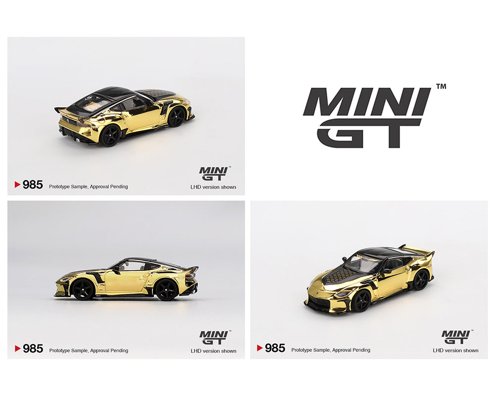 Mini GT 1:64 Nissan Z VeilSide FFZ400 – Gold Chrome