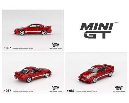 Mini GT 1:64 Nissan Skyline GT-R (R32) VeilSide Combat C-I – Gem Red