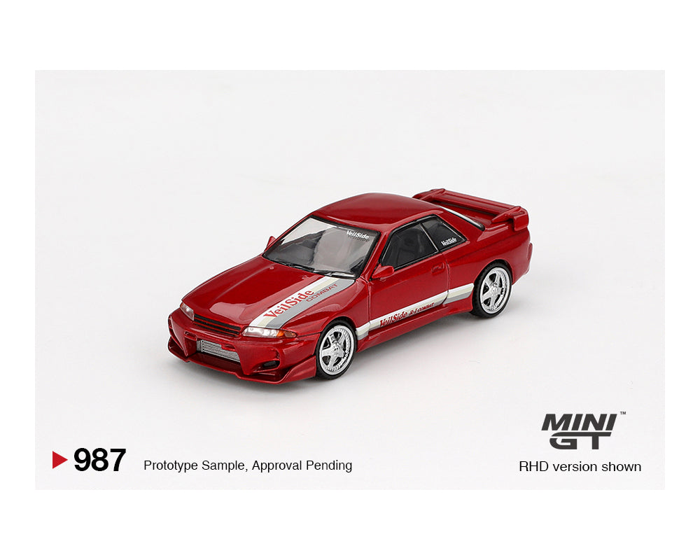Mini GT 1:64 Nissan Skyline GT-R (R32) VeilSide Combat C-I – Gem Red