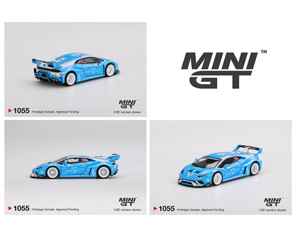 Mini GT 1:64 LB★WORKS Lamborghini Huracán GT GRAVITY – Blue