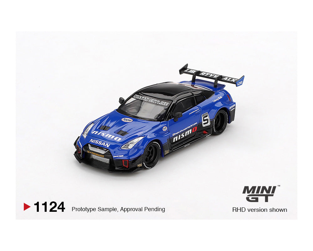 Mini GT 1:64 LB-Silhouette WORKS GT NISSAN 35GT-RR Ver.2 – Blue- Mijo Exclusives