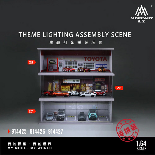 MoreArt 1:64 THEME LIGHTING ASSEMBLY SCENE (3 Versions)