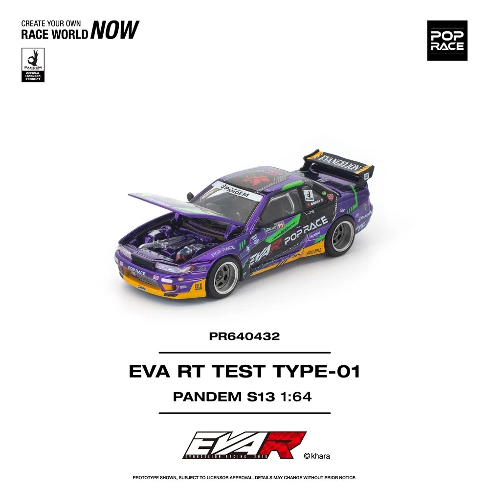 POPRACE 1:64 PANDEM S13 EVA RT TEST TYPE-01 PR640432