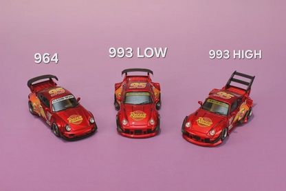 PRE-ORDER Modelcar 1:64 RWB Lightning McQueen Livery (3 Variants)