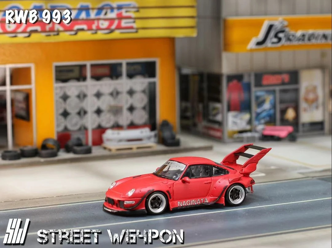 Street Weapon 1:64 Porsche RWB 993 Naginata Livery (2 Versions)