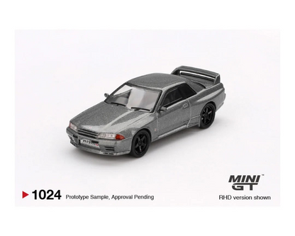 Mini GT 1:64 Nissan Skyline GT-R (NISMO BNR32 CRS Version)–Dark Metal Gray