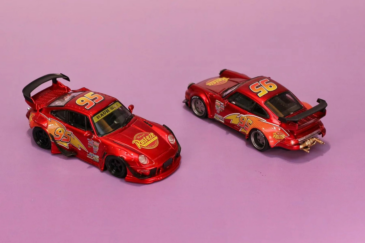 PRE-ORDER Modelcar 1:64 RWB Lightning McQueen Livery (3 Variants)