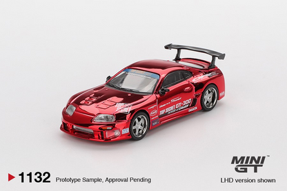 **Preorder** Mini GT 1:64 Toyota Supra (A80) Top Secret GT-300 Top Secret Red Chrome