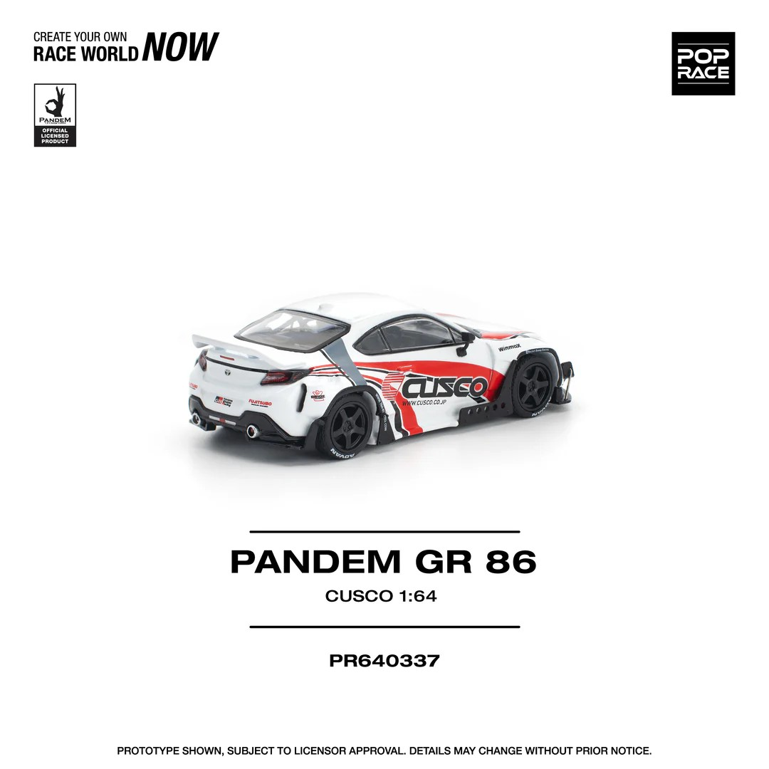 **Preorder** POPRACE 1:64 Pandem GR86 - Cusco PR640337