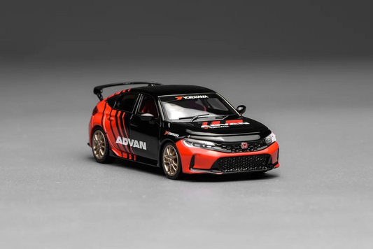 MOTORHELIX 1:64 Honda Civic TYPE R (FL5) Advan Livery w/MF10 Wheels M65341