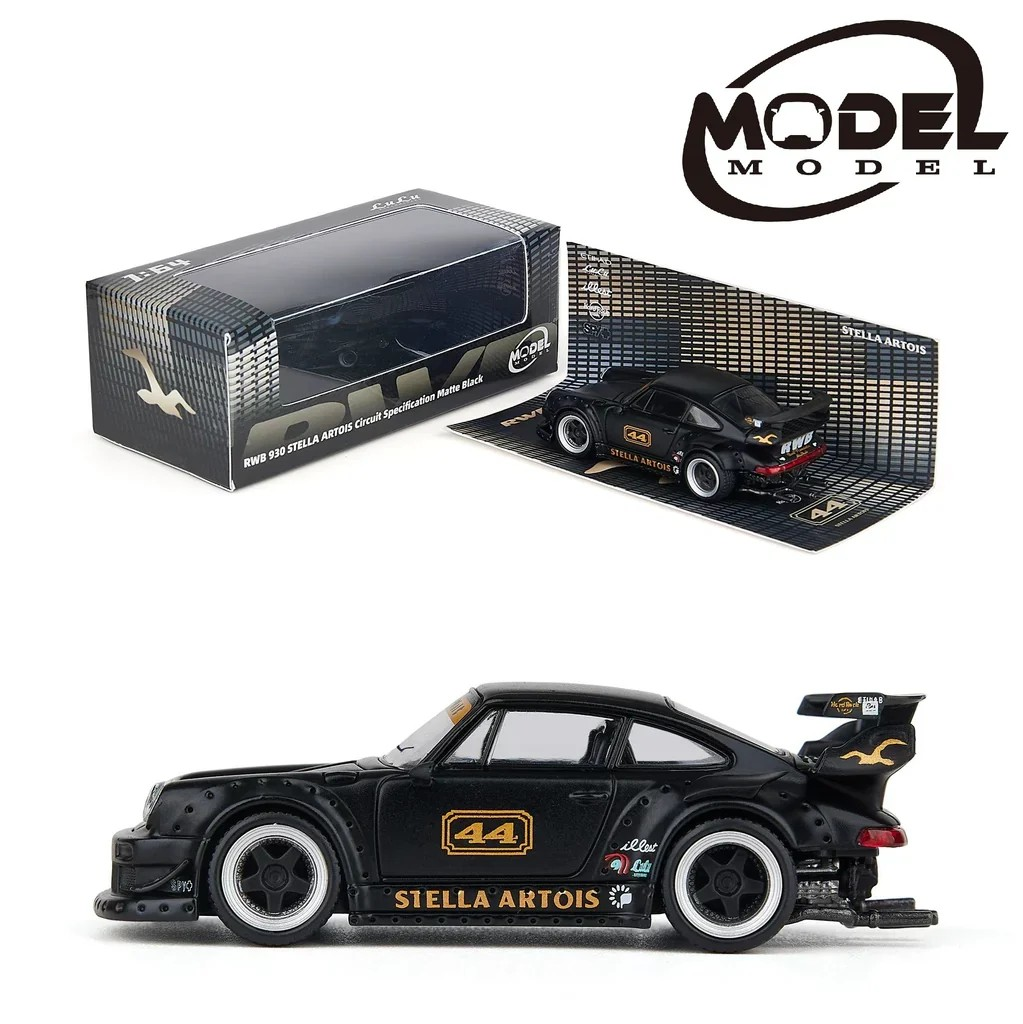ModelModel 1/64 RWB 930 Circuit Specification Matte Black "Stella Artois"
