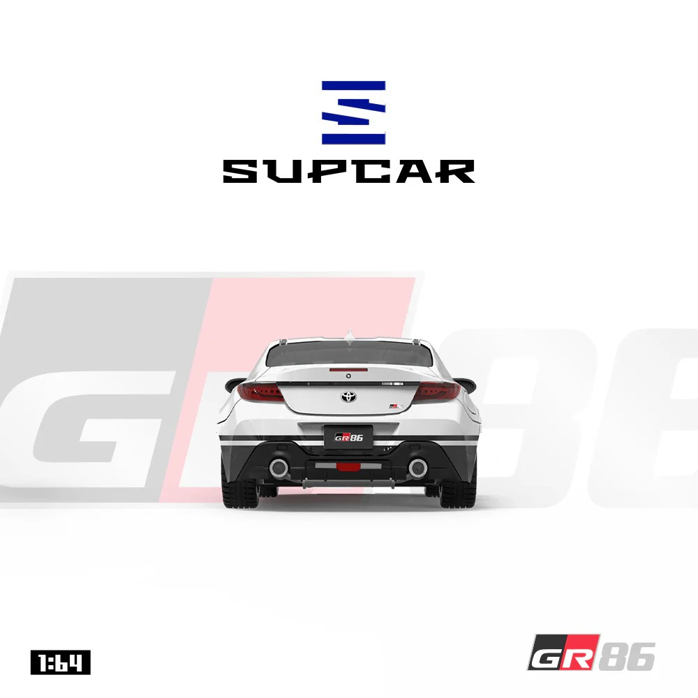 PRE-ORDER SUPCAR 1:64 Toyota GR86 Fujiwara Tofu Shop Livery SC648602