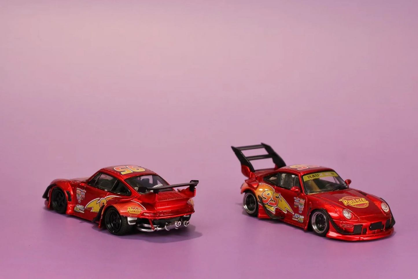 PRE-ORDER Modelcar 1:64 RWB Lightning McQueen Livery (3 Variants)