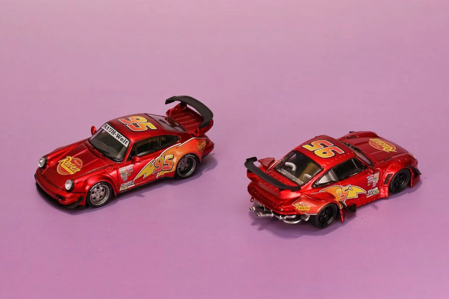 PRE-ORDER Modelcar 1:64 RWB Lightning McQueen Livery (3 Variants)